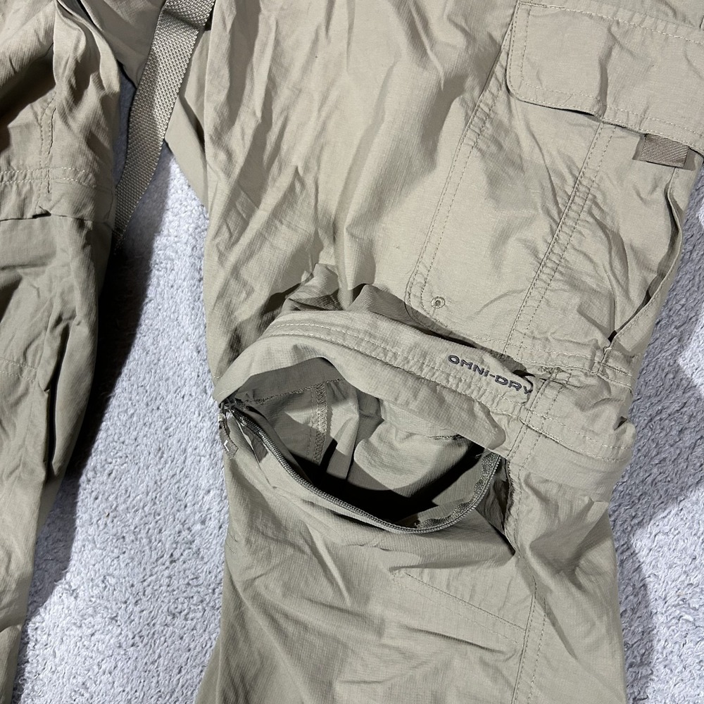Columbia Titanium Ridge Utility Convertible Hiking Pants Mens XL Khaki Omni-Dry - Picture 5 of 10